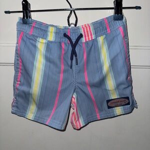 Vineyard Vines 3T Kids' Multicolor Striped lined Swim trunks